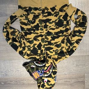 Bape zip up sweater